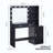Vanity Desk With Mirror And Lights, 46.4IN Dressing Table With 2 Large Drawer&Large Vertical Organizer, 3 Level Dresser & 3 Lighting Modes Adjustable Brightness, Suitable For Bedroom