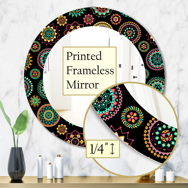 Miroir de salle de bain / meuble éclectique Obsidian Impressions 2, H 31,5 po x l po
