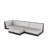 Pixel 118.25" Wide Outdoor Reversible Patio Sectional with Cushions-102743452-102743461