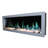 Gloria II Wall-Mounted Electric Fireplace with Smart App Control (Silver)-870763040