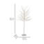 Arbre à micro-points avec lumières DEL blanc chaud-63383342-63383341