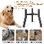 Ensemble de 2 supports pour bol pour chien surélevé pour chiens de grande taille, largeur réglable de 7 à 10,6 po, support pour bol d'eau surélevée (bol non inclus)