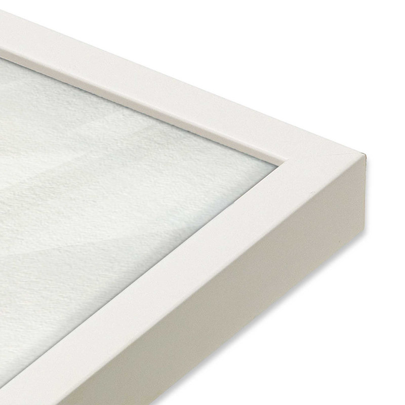 Imprimé de jupe blanche de rêve, Blanc (incorrect), Cadre photo blanc, H 11 po x l 9 po