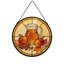 Pichet en vitrail avec pommes et panneaux de vitrail d'automne Suncatcher pour décor de fenêtre-545549804