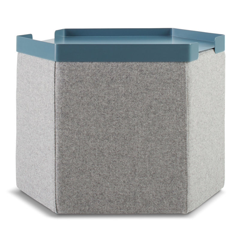 Plateau de repose-pieds Hecks, Bleu marine