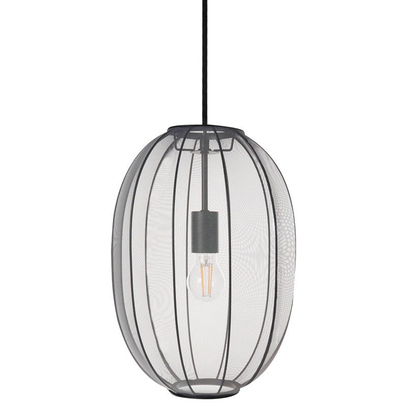 Bonaccorso 1 - Light Matte Unique/Statement Pendant, Black