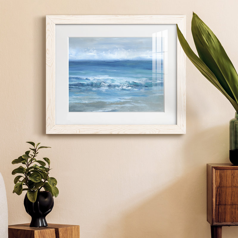 Beauté océanique - peinture encadrée, H 24 po x l 18 po x P 1,5 po, Cadre blanc