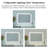 Barnali Metal Flat Mirror
