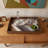 Decorative Wooden Rectangular Serving Trays with Handles for Coffee Table