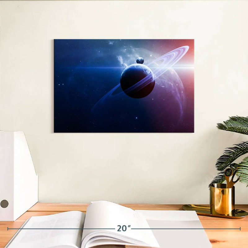 Oberle Planets In Outer Space, 8" H x 12" W
