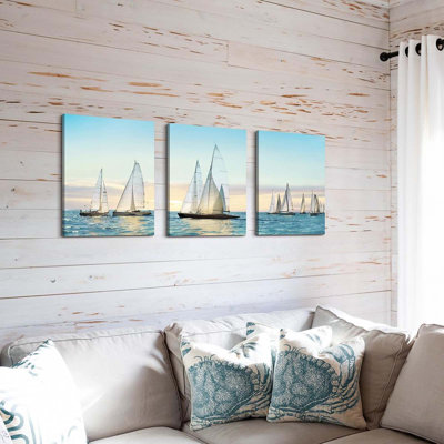 3 Piece Wrapped Canvas Wall Art