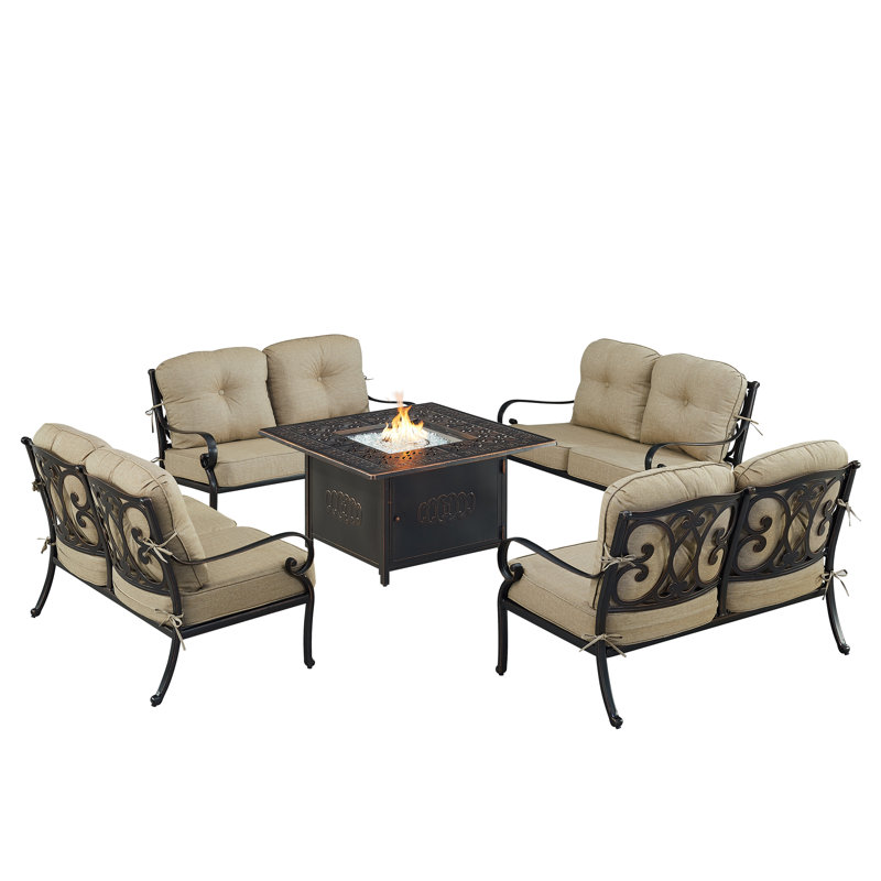 Guerrero Outdoor 5 - Piece Conversation Set