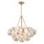Lustre sphérique en verre 6 lumières-1173674289