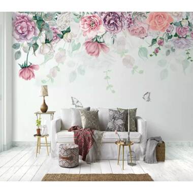 Flower Wallpaper | Floral Wallpaper | Vintage Rose