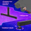 Adjustable Metal Base Computer Desk