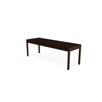 Bazza Flat Bench with Marine Grade Polymer Seat and Aluminum Frame