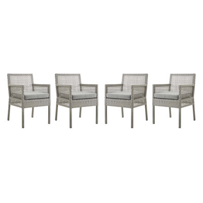 Fauteuil de salle à manger d'extérieur Aura