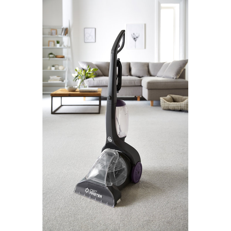 Swan Dirtmaster SC17310N Carpet Cleaner, Lightweight Wet Cleaner for Carpets, Rugs and Car Seats, Deep Cleaning with Stain Removal, Refreshes and Neutralises lingering Pet Odours, Black