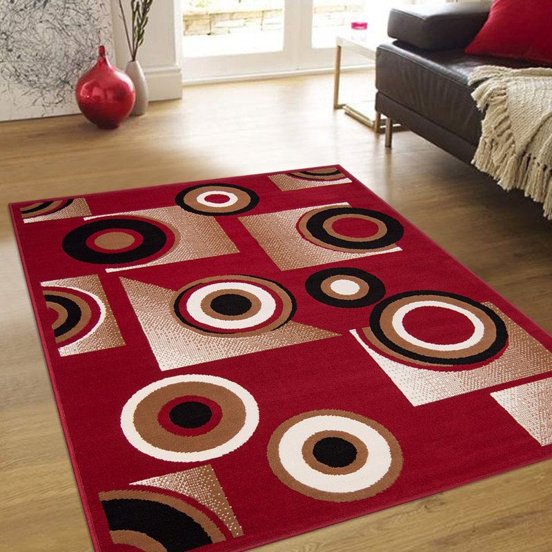 Geometric Indoor Rug, 5'2" x 7'1"