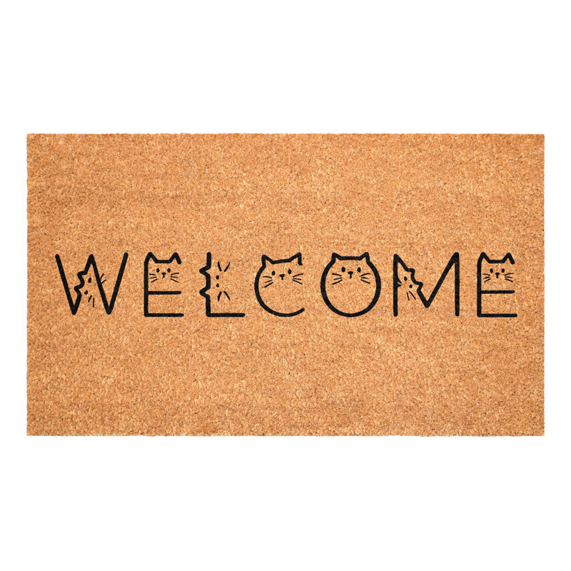 Danelis Non-Slip Animal Print Doormat, 24" x 36"