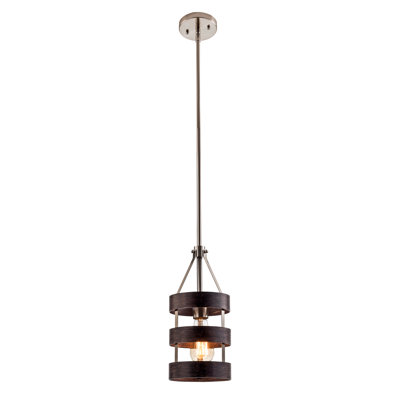 Luminaire suspendu cylindrique 1 lumière