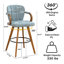 Swivel Upholstered Counter Stool-1890033043-1890033042