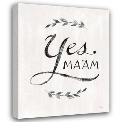 Rosalind Wheeler Schlabach, Sue Gallery Wrapped Canvas Art Titled: Yes Maam