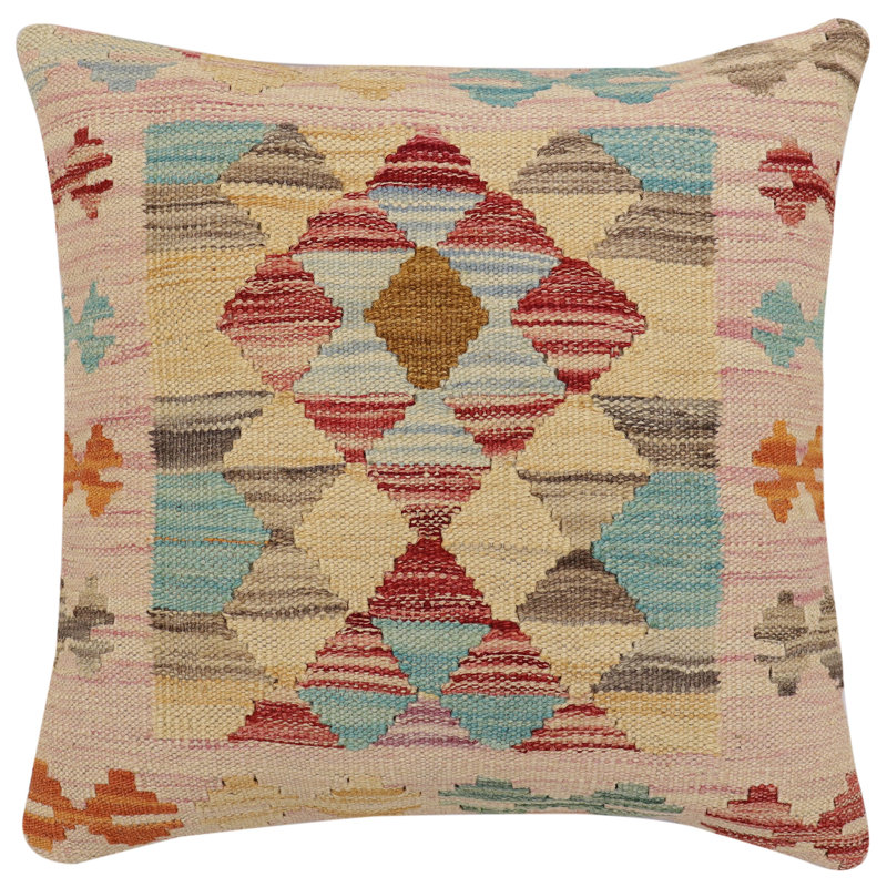 Housse et insert de coussin carré 100% laine