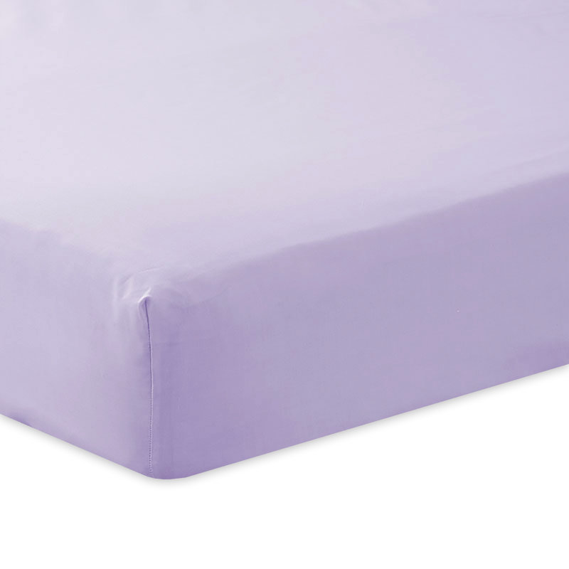 Izyan Cotton Blend Standard Pillow Case, Lilac