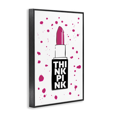 Giclée encadrée «Think Pink», par Martina Pavlova