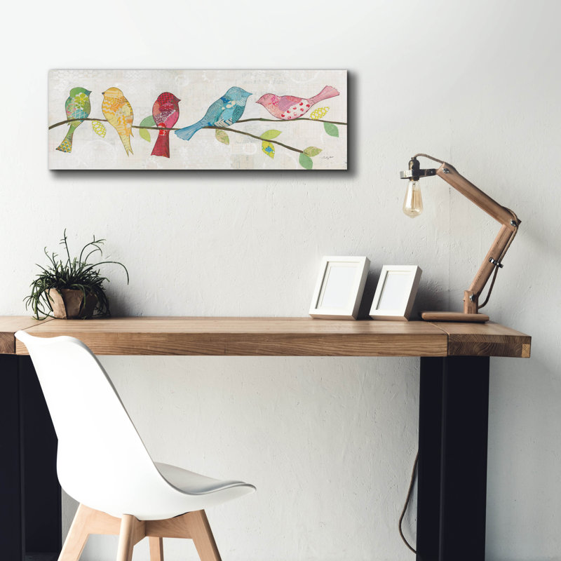 «Catching Up I» par Courtney Prahl, art mural sur toile, H 12 po x l 36 po x 1,5 po