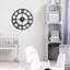 Horloge murale élégante en métal noir 19,3 po x 19,3 po | 100% métal durable avec une épaisseur de 0,06 pouce | Facile à installer au mur, nécessite 1 pile AA | Design moderne pour le salon, le bureau ou la décoration intérieure