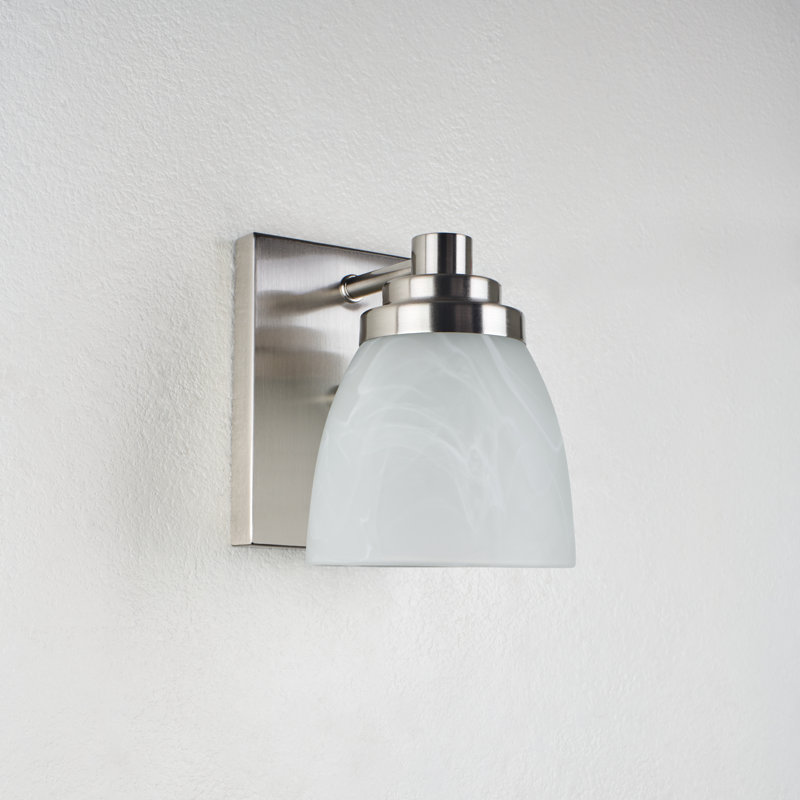 Abat-jour bol en verre blanc 4,75 "