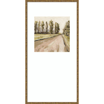 «Petit View No 9» par Mackenzie Nelson, reproduction d'art encadrée sur bois