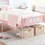Lit plateforme en métal avec tête et pied de lit Sweet Heart, rangement sous le lit, aucun sommier nécessaire, meubles de chambre pour garçons et filles-1191739076-1191739077