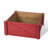  24.5"L Red Wooden Tree Collar (KD)-452431076