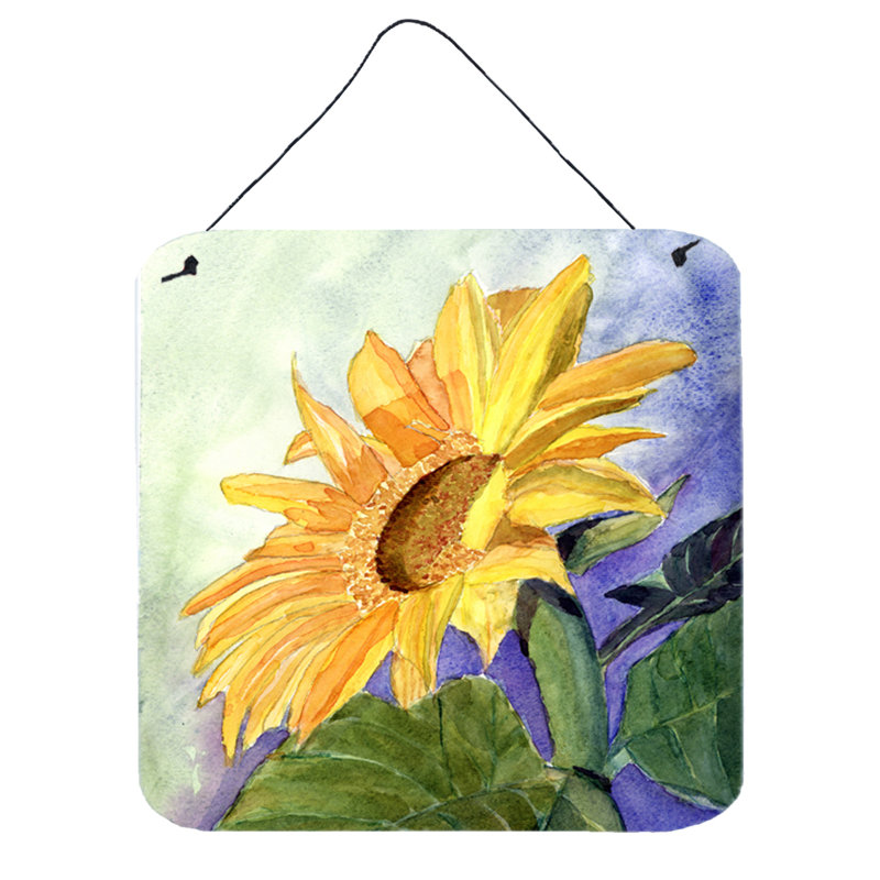 Plaque d’art de peinture à fleurs tournesol