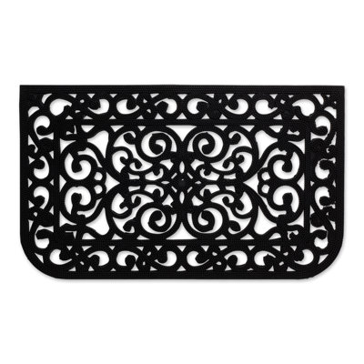 Tapis de porte d'extérieur antidérapant Oriana 30 po x 18 po
