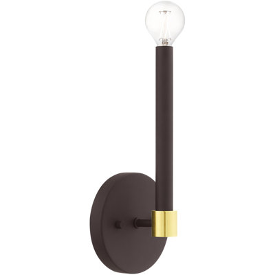 Orean Steel Candle Wall Light