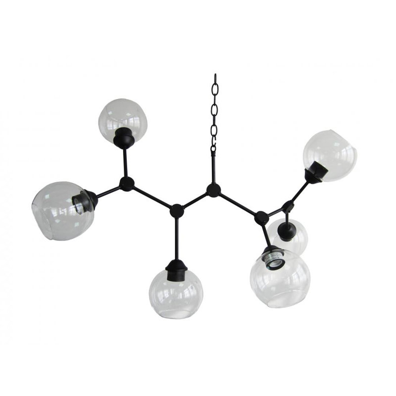 Corrigan 6 - Light Dimmable Kitchen Island Drum Chandelier