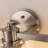 3 Lights Brushed Nickel Vanity Lights Bathroom Light Fixtures with Cone Shaped Clear Glass Shade