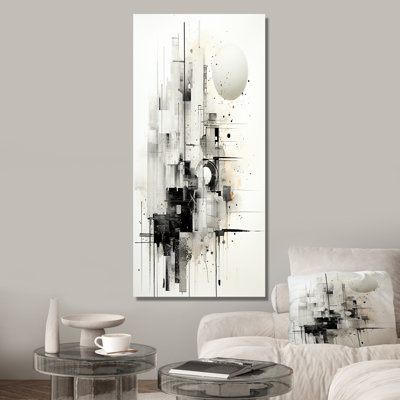 Monochre Mirage Lansdcape 4 - Paysage abstrait, art mural