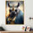 Impression dorée sur toile encadrée sélectionné