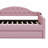 Tufted Upholstered Daybed With Trundle, With USB&Type-C Charging Ports-1034539936