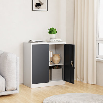 2 -Door 2 -Shelf Storage Cabinet