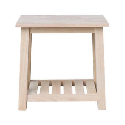 Solid Wood End Table