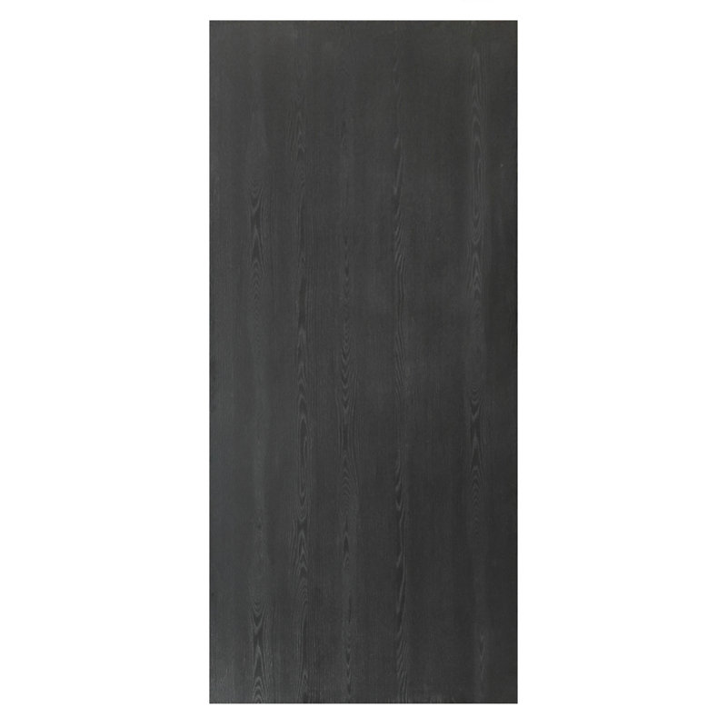 Dalle de porte intérieure texturée noire, 88 po x 38 po