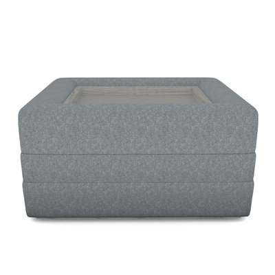Boyden Ottoman with Wood Tray
