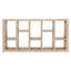 Chiseling 72.25'' W Solid Wood Console Table