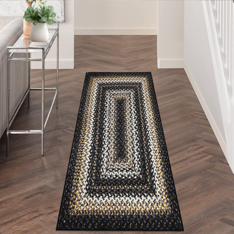 Burkni Washable Geometric Indoor Rug